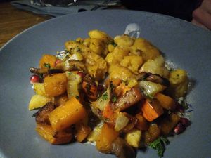 Pumpkin gnocci at Linde Restaurant in Heidelberg