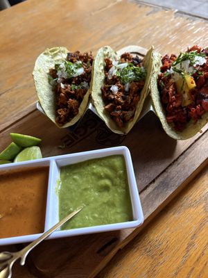 Trilogía de tacos  at Vanggie in Queretaro