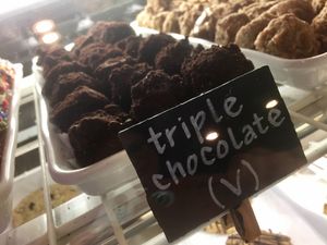 vegan cake balls! at George's Ice Cream and Sweets in Chicago