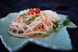 Sum Tum Salad  at Thai Place Restaurant in Phoenixville