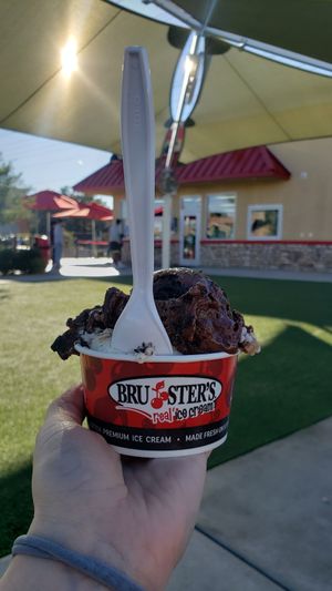 Oreo peanut butter & triple chocolate oreo at Bruster's Real Ice Cream in Las Vegas