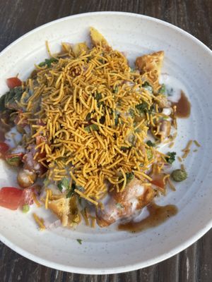 Samosa chaat  at Purple Rabbit Food Truck in Ascot Vale