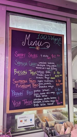 Menu March 2024 at Purple Rabbit Food Truck in Ascot Vale