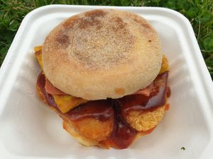 Breakky muffin: YUMMM at Purple Rabbit Food Truck in Ascot Vale