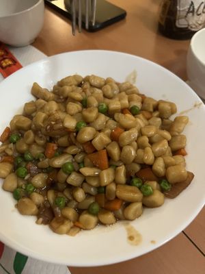 Gnocchi with vegetables   at Ravioli di Lu Pechino in Milan
