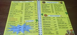 Menu at Warung Jaman Now in 