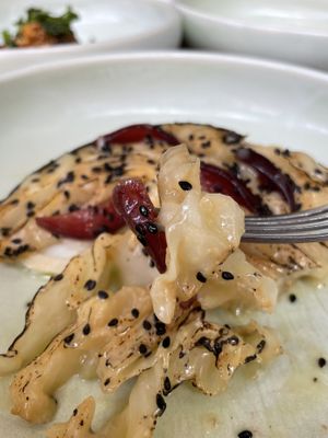 Cabbage with miso  at Beast&Co - Bohemian Cuisine in Surry Hills