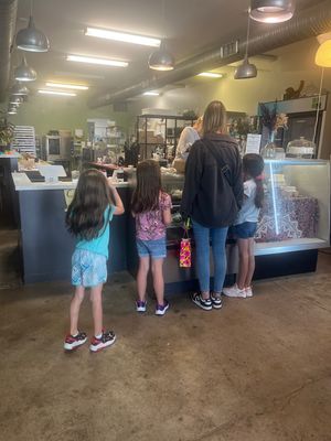 Food for everyone!  at Happy Chicks Bakery in Cincinnati