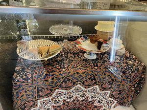 One pastry window  at Happy Chicks Bakery in Cincinnati