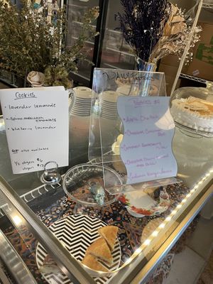 Pastry menu  at Happy Chicks Bakery in Cincinnati