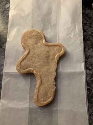 Gingerbread cookie! at Happy Chicks Bakery in Cincinnati