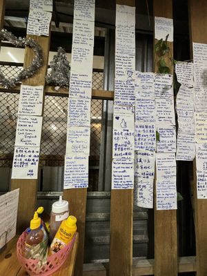 Messages of thanks !  at Racha in Krabi