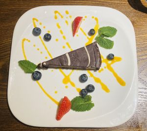 Chocolate tart  at Maneki in Dublin