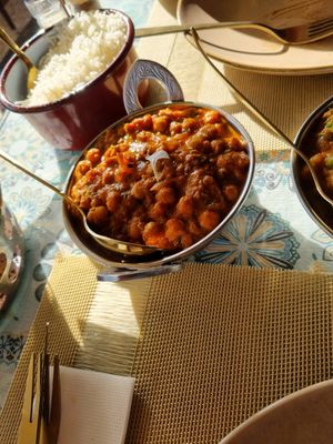 Chana Massala - spicy and good at Chef Guru - Indian Cuisine  in Funchal