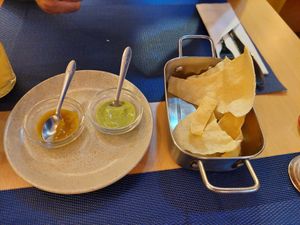 Free food (only orange sauce is vegan) at Chef Guru - Indian Cuisine  in Funchal