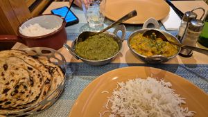 The vegan food we ordered 😋 at Chef Guru - Indian Cuisine  in Funchal