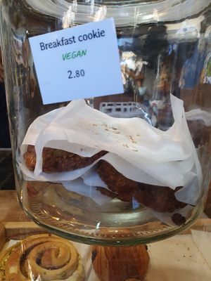Cookies #Veganuary at Doppio Coffee Warehouse Kentish Town in North West London