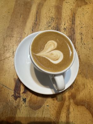 Oat cortado   at Doppio Coffee Warehouse Kentish Town in North West London