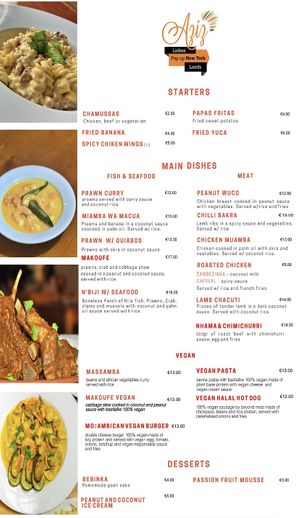   at Cantinho do Aziz in Lisbon