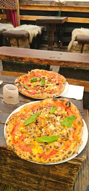 Vegan pizzas at The People's Pizzeria in Hebden Bridge