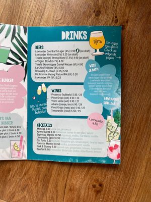 Menu   at Tijm-Coffeehouse & Dinnerbar in Utrecht