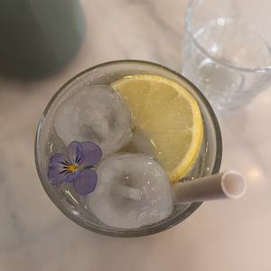 Lavender lemonade  at Tijm-Coffeehouse & Dinnerbar in Utrecht