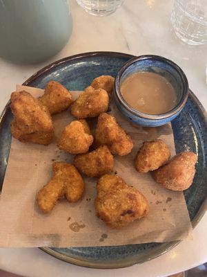 Cauliflower bites  at Tijm-Coffeehouse & Dinnerbar in Utrecht