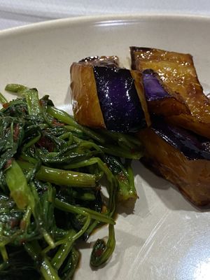 fried vegs  at Zen Xin Vegetarian in Penang