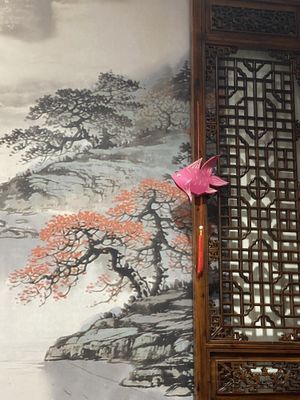 interior details  at Zen Xin Vegetarian in Penang