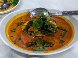 Curry "Cod" at Zen Xin Vegetarian in Penang