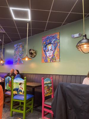 Paintings  at El Guacamole in Hopewell Junction