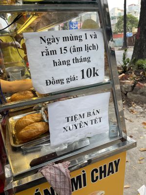 Cheap on 1st and 15th   at Banh Mi Chay Khoi - Food Stall in Ho Chi Minh City