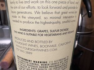   at Foursight Wines in Boonville