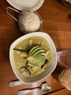 Avocado Green Curry with Tofu  at Tamarind Thai Cuisine in Camarillo