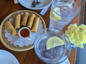 Crunchy Egg Rolls (there's no egg in them) at Tamarind Thai Cuisine in Camarillo