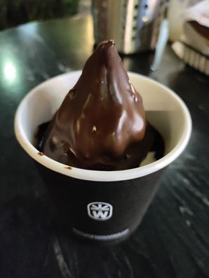 Soft serve with chocolate at WILD in Metro Manila