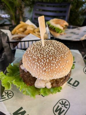 The classic cheeseburger at WILD in Metro Manila
