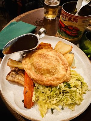 Squash & Feta Pithivier   at The Hercules in South East London