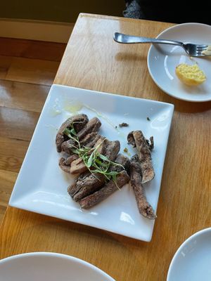 Smoked Eggplant Fries with
Truffle-Honey, Sea Salt at Sweet Grass Grill in Tarrytown