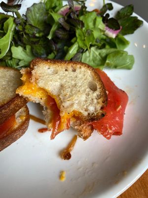Vegan croque monsieur at Sweet Grass Grill in Tarrytown