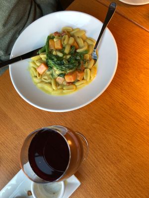 Cavatelli with Squash Sauce at Sweet Grass Grill in Tarrytown