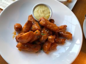 Celery Root Wings at Sweet Grass Grill in Tarrytown