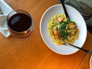 Cavatelli with Squash Sauce at Sweet Grass Grill in Tarrytown