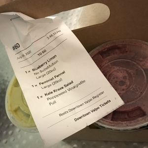 Juices, Smoothies and Salads  at Roots Organic Juice Cafe in Valparaiso