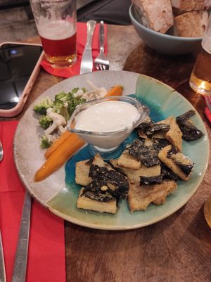 Pescaíto frito at Utopía in A Coruna