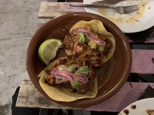 Tacos de Jackfruit  at Utopía in A Coruna