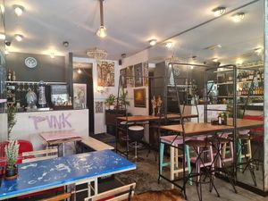 Nice inside when the sun isn't shining. at Utopía in A Coruna