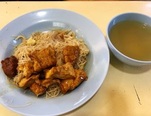 Bee Hoon With bean curd $1.80 at Hokkien Vegetarian 福建素食坊 in West Singapore