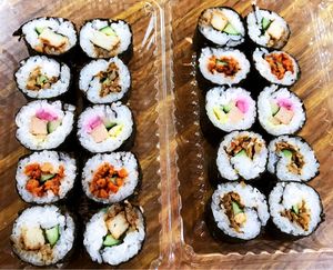 Vegetarian Sushi - $2.20 per set at Heavens Grace Vegetarian Point 天恩素坊 in West Singapore
