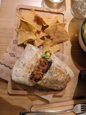 Burrito at Gallo Santo in Barcelona